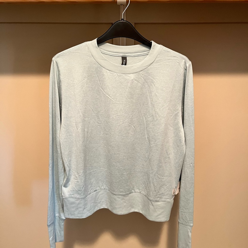Vuori Daydream Crew in Spearmint Heather - Picture 2 of 6